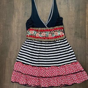 Free People Striped Floral Dress